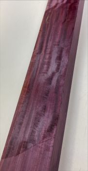NeckPurple Heart, curly 1180x107x45mm - Unique Piece #002